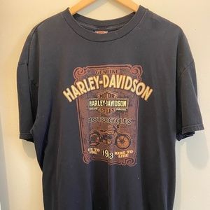 Vintage Harley Davidson Shirt Oversized